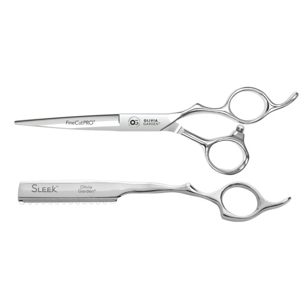 Olivia Garden FineCutPRO Shear 6" Shear & Razor Set #FC-C02