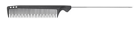Olivia Garden CarbonLite CL-4 teasing metal tail barber comb