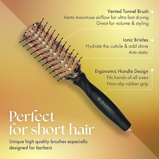 Olivia Garden OG Barber Tunnel Wave Brush Vent Design