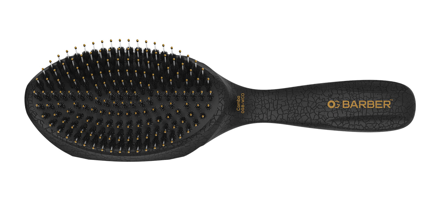 Olivia Garden OG Barber Wave Brush – Dual Bristle