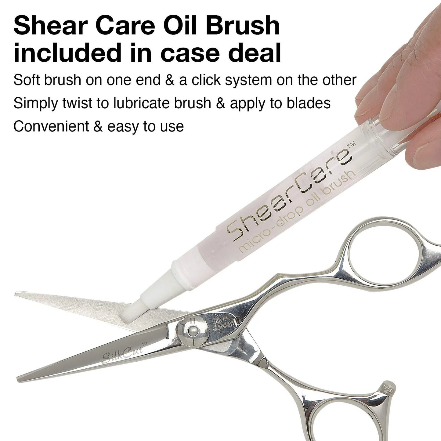 Olivia Garden SilkCut Pro 5.75 inch professional shear and thinner set