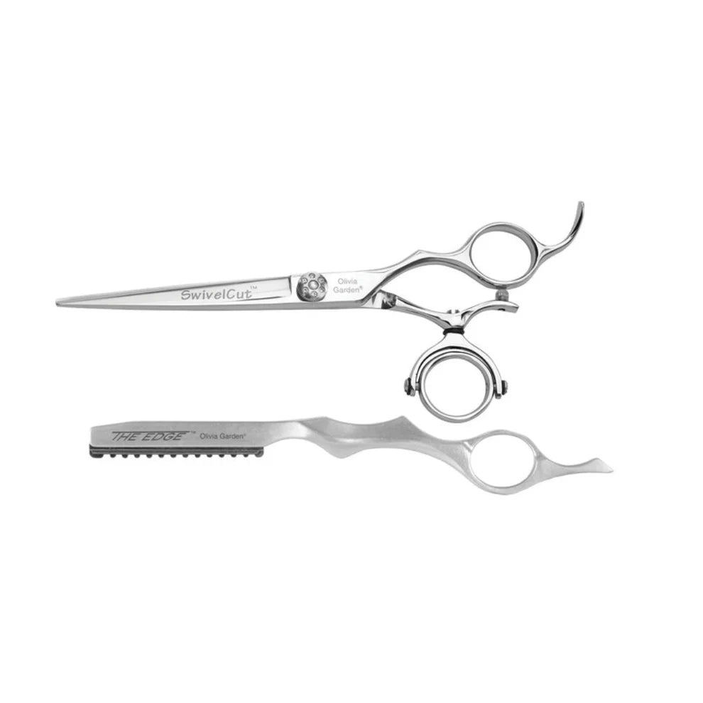 Olivia Garden SwivelCut 6.5" Shear & Razor Set #SW-C05