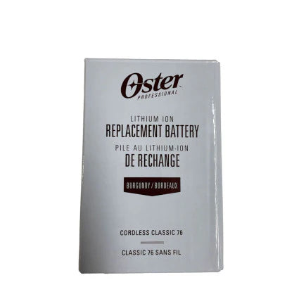 Oster Cordless Classic 76 replacement lithium ion battery