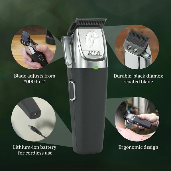 Oster Cordless Fast Feed Exclusive Series Black #076023-810 Clipper