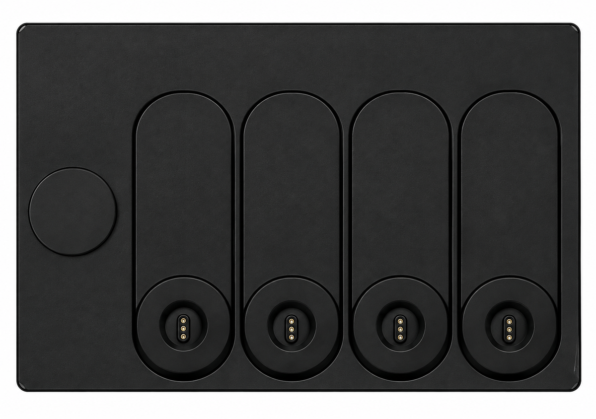 PWRD PRO Charging Mat Bundle – 4 Attachments + Power Adapter