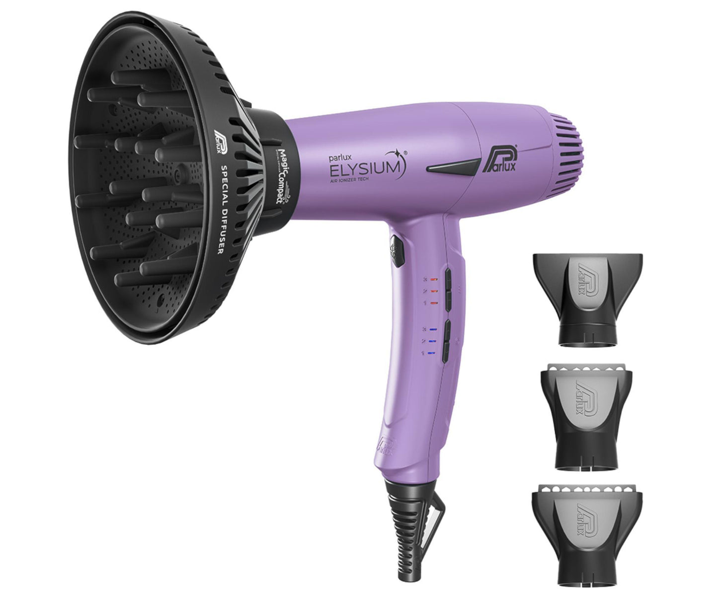 Parlux ELYSIUM Hair Dryer Lilac #195L Professional Digital Hair Dryer