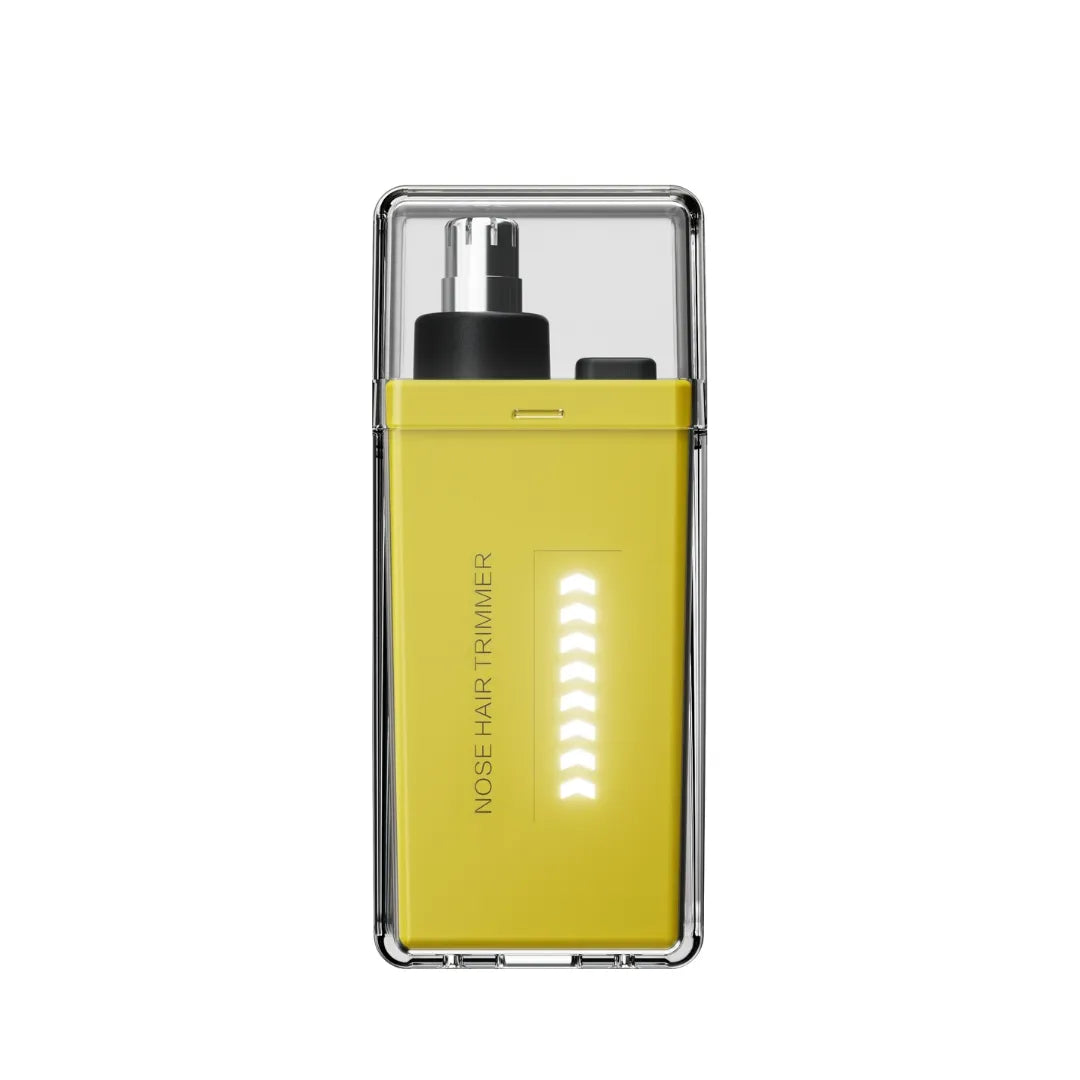 Personal nose ear eyebrow trimmer rechargeable Type-C yellow