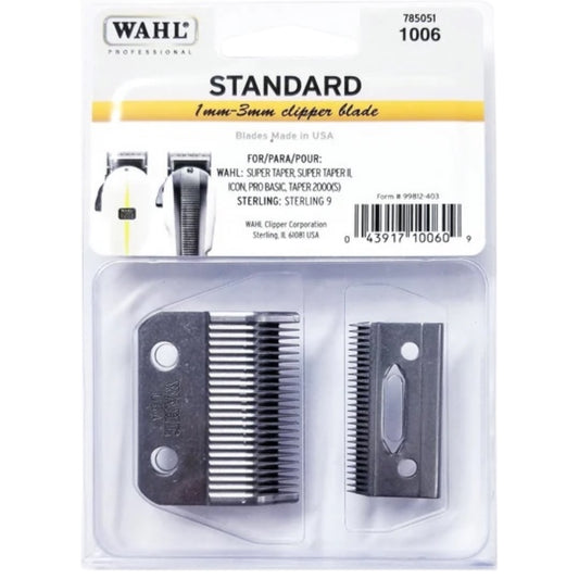 1006
Wahl Professional Standard 2-Hole Clipper Blade 1mm - 3mm 1006
WAHL PROFESSIONAL STANDARD 2-HOLE CLIPPER BLADE 1MM - 3MM 1006