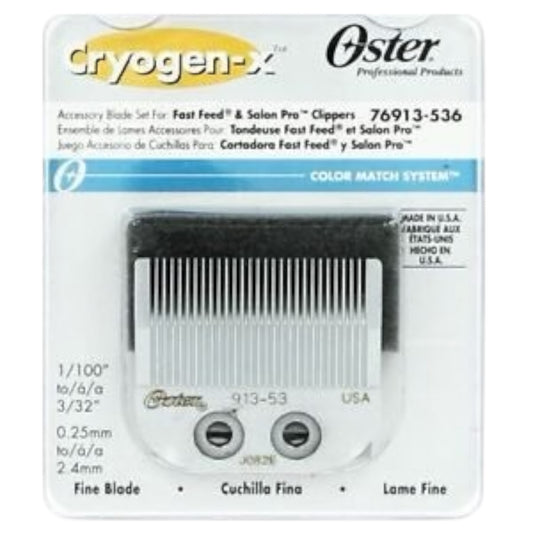 OSTER FAST FEED 25-TEETH CRYOGEN-X FINE BLADE # 76913-536