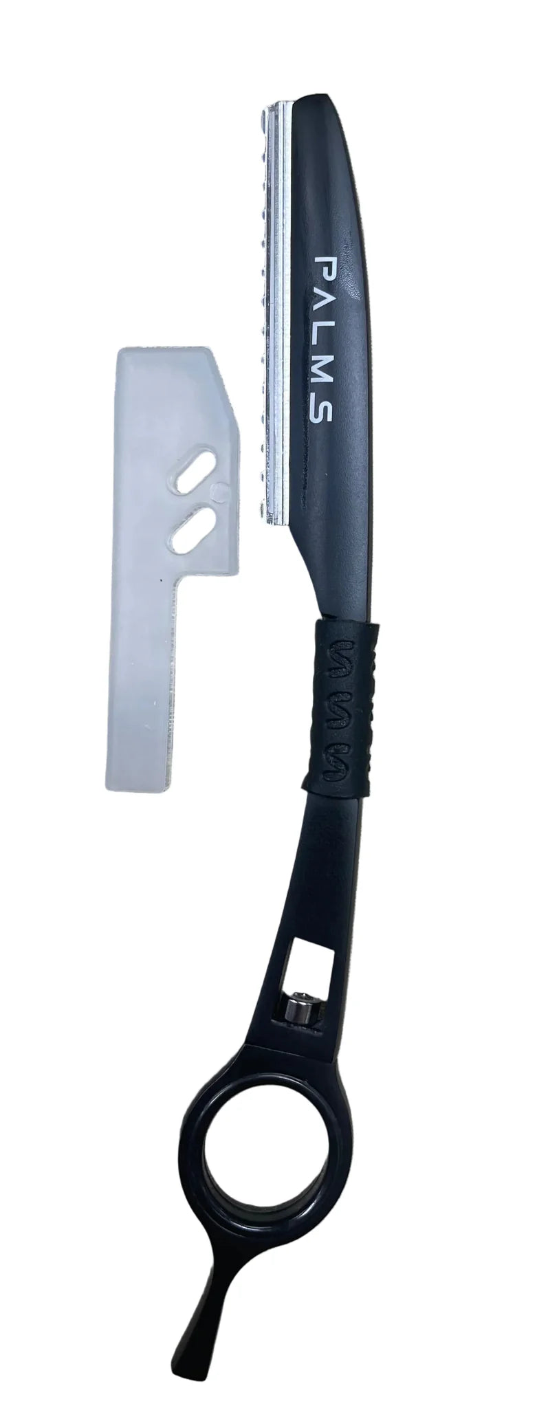 Professional styling razor with thinning blade for barber texturizing