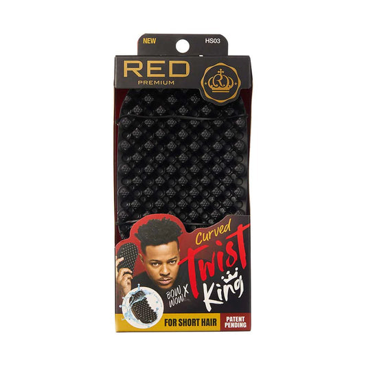 RED BOW WOW X Twist King Curved & Densed Hair Sponge Brush #HS03 – Define Natural Coils