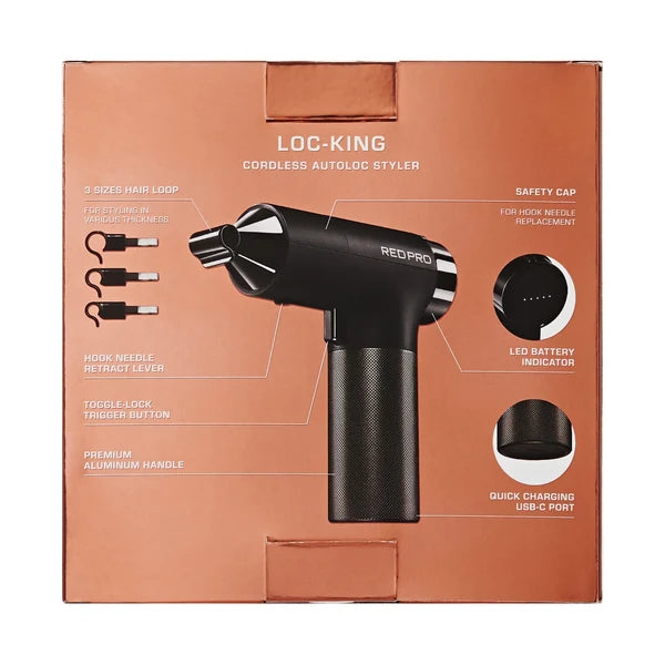 RED Pro Loc King Cordless Auto Loc Styler #ALD01 – Interlocking Tool
