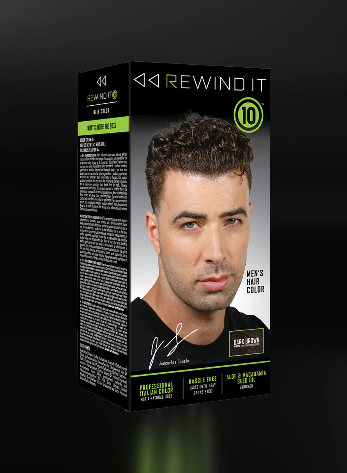 Rewind It hair color dark brown ammonia free
