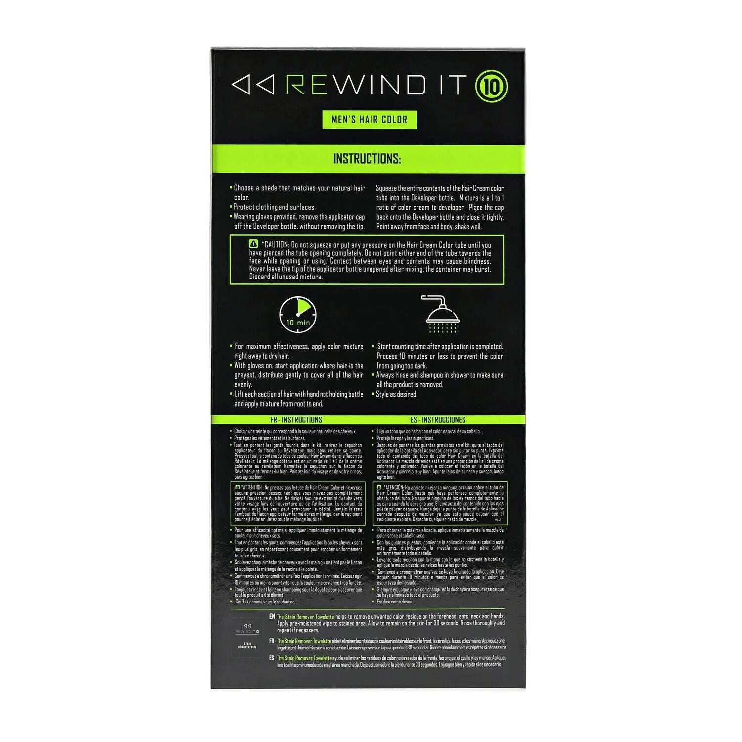 Rewind It hair color dark brown ammonia free