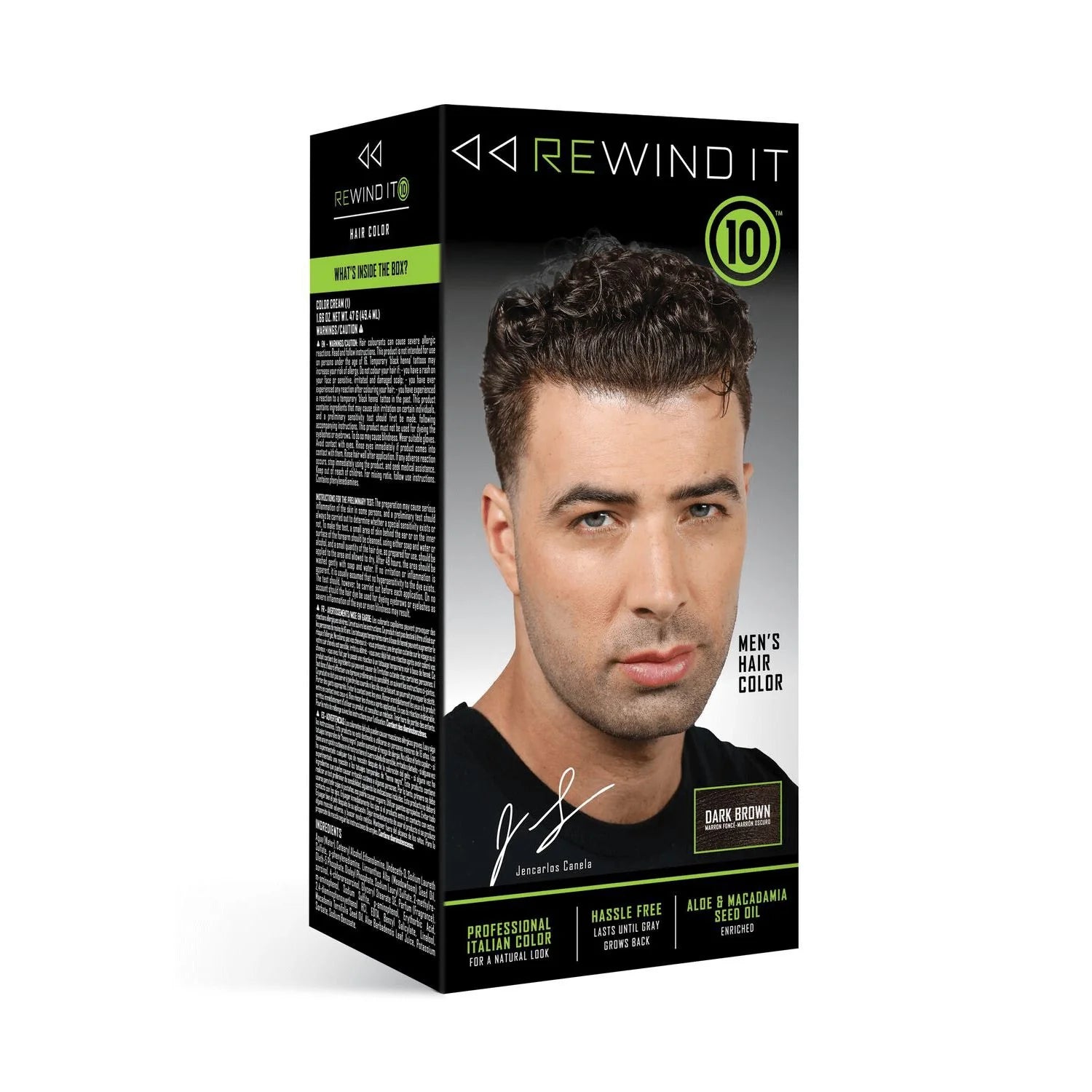 Rewind It hair color dark brown ammonia free