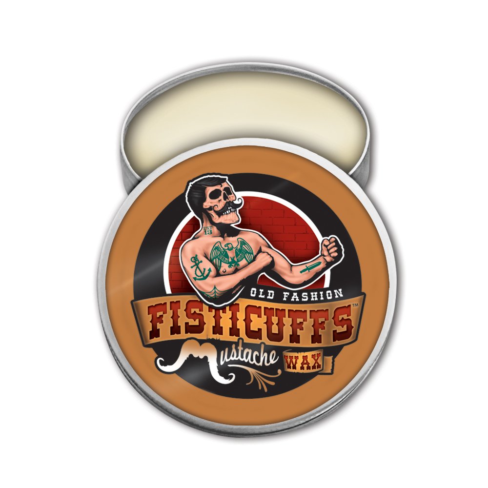 Fisticuffs Original Strong Hold Mustache Wax – 1 oz – product assortment hero image