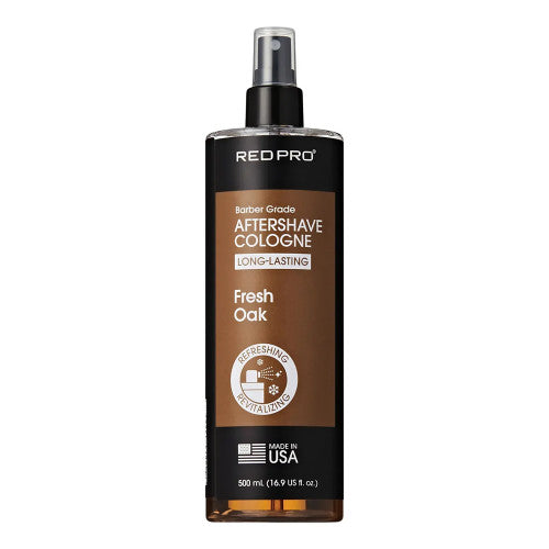 Red Pro Fresh Oak Aftershave Cologne 16.9oz barber aftershave