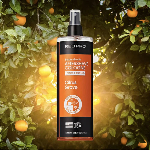 Red Pro Citrus Grove Aftershave Cologne 16.9oz barber aftershave