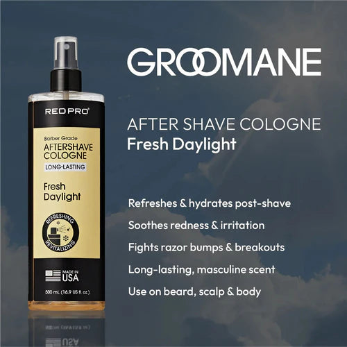Red Pro Fresh Daylight Aftershave Cologne 16.9oz barber aftershave