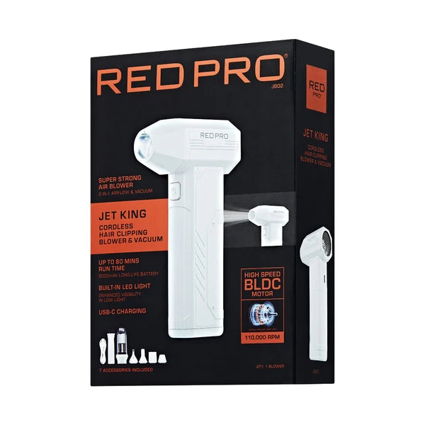 Red Pro Jet King Cordless Electric Air Duster #JB01 – 110,000 RPM