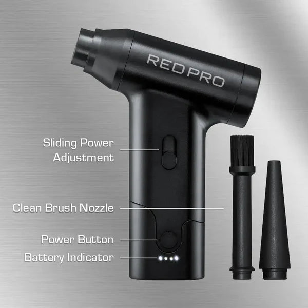 Red Pro Jet King Cordless Electric Air Duster #JB01 – 110,000 RPM