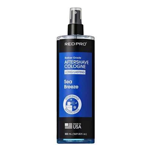 Red Pro Sea Breeze Aftershave Cologne 16.9oz barber aftershave
