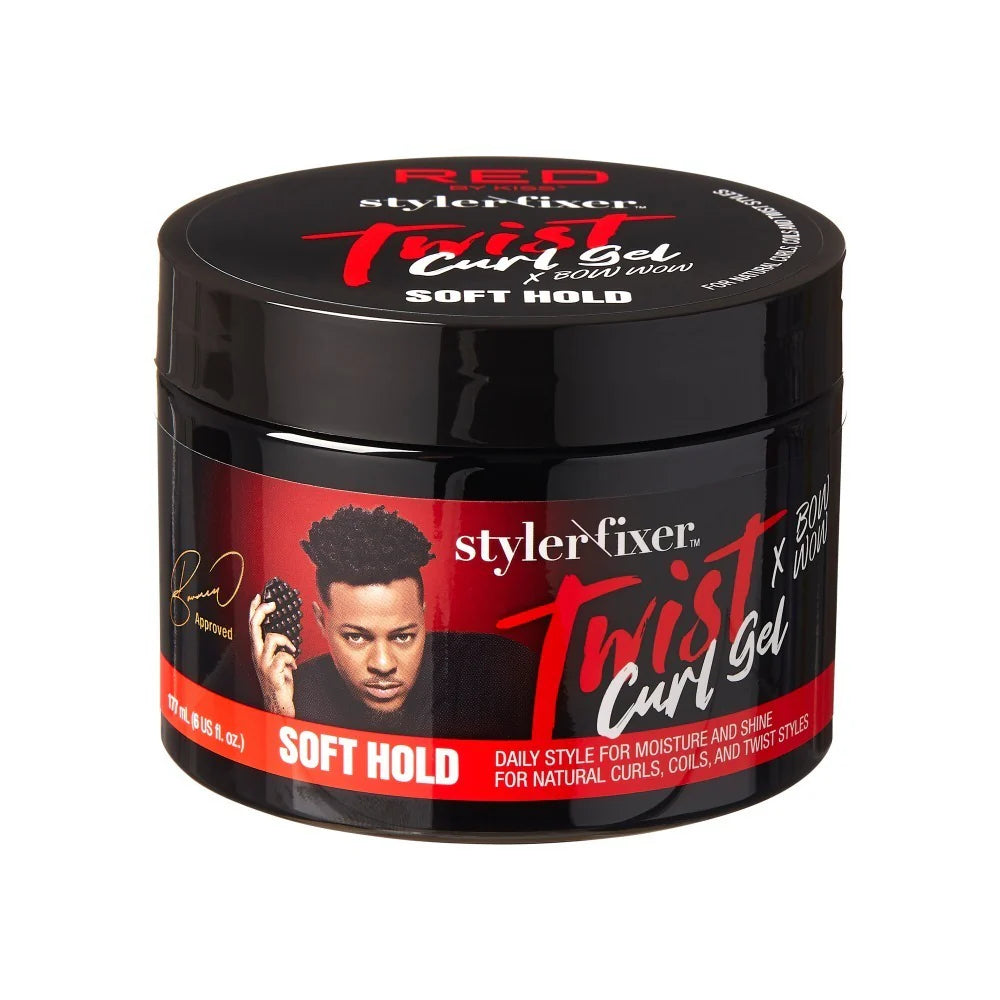 Red Twist Curl Gel #STG01 for natural curls and twists
