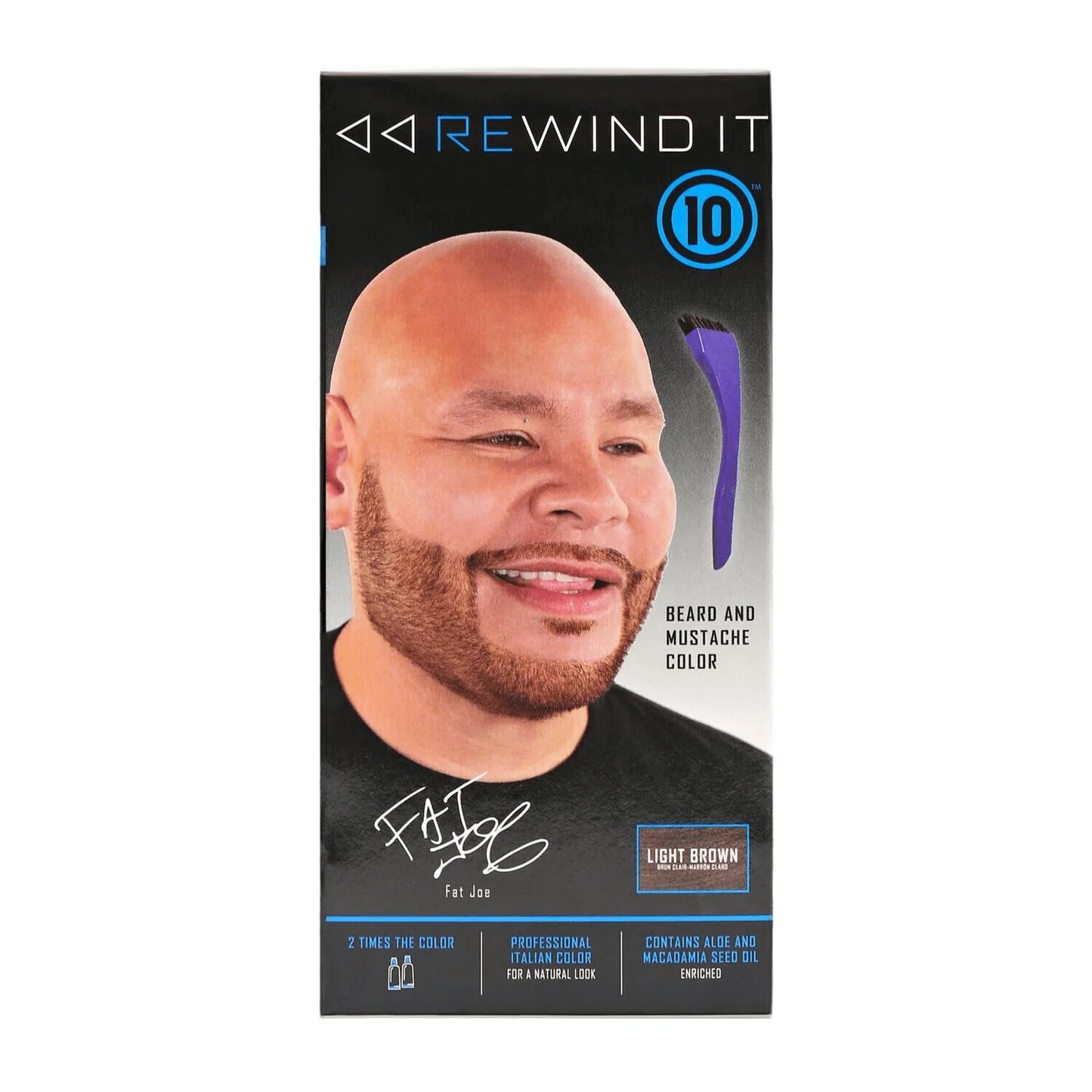 Rewind It beard color light brown ammonia free