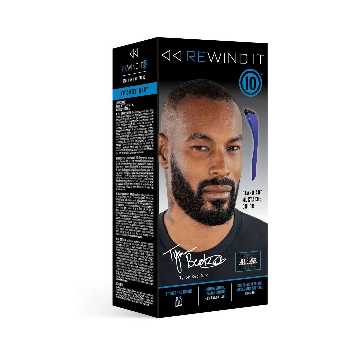 Rewind It Beard Color Jet Black 10-Min Formula