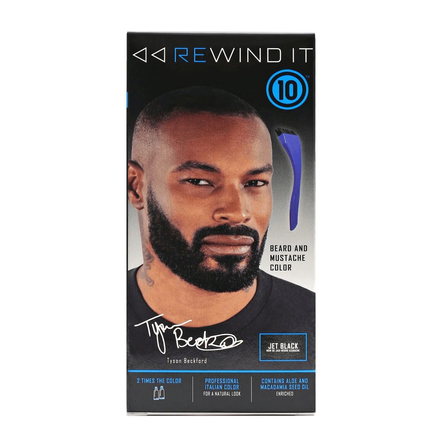 Rewind It Beard Color Jet Black 10-Min Formula