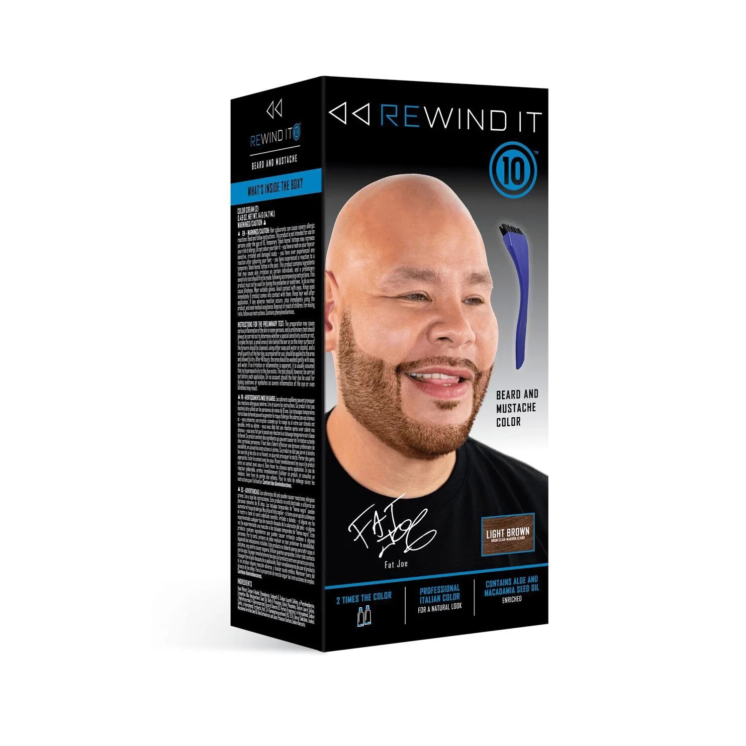 Rewind It beard color light brown ammonia free