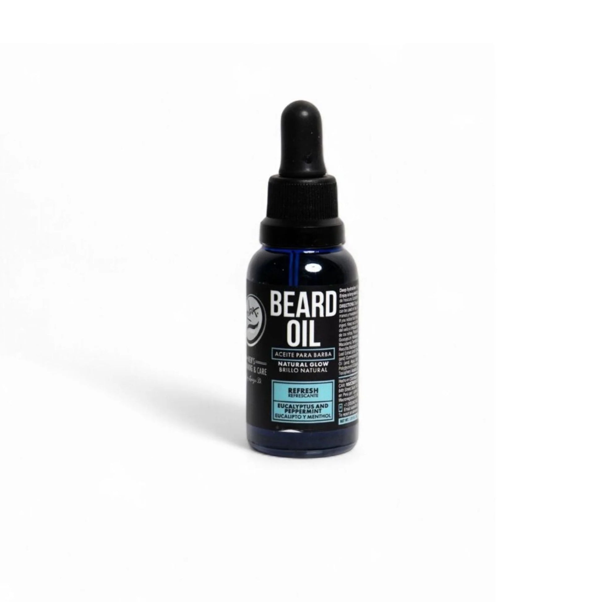 Rolda Eucalyptus and Peppermint Beard Oil 1.05 oz for Sensitive Skin