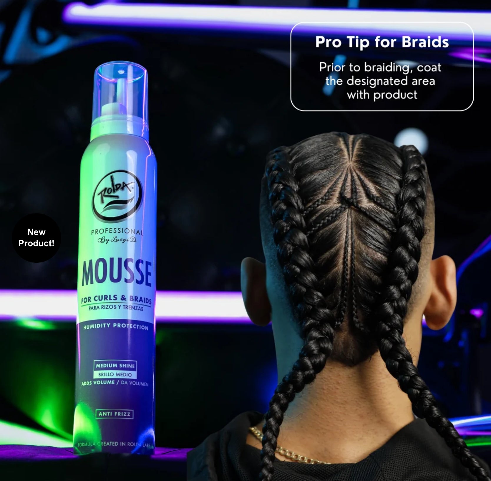 Do Hair Mousse Freshen Braided Curls Do Hair Mousse Freshen Braided Curls