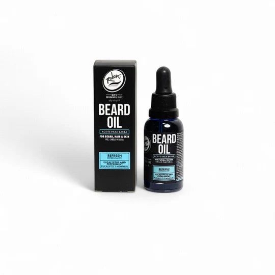 Rolda Eucalyptus and Peppermint Beard Oil 1.05 oz for Sensitive Skin