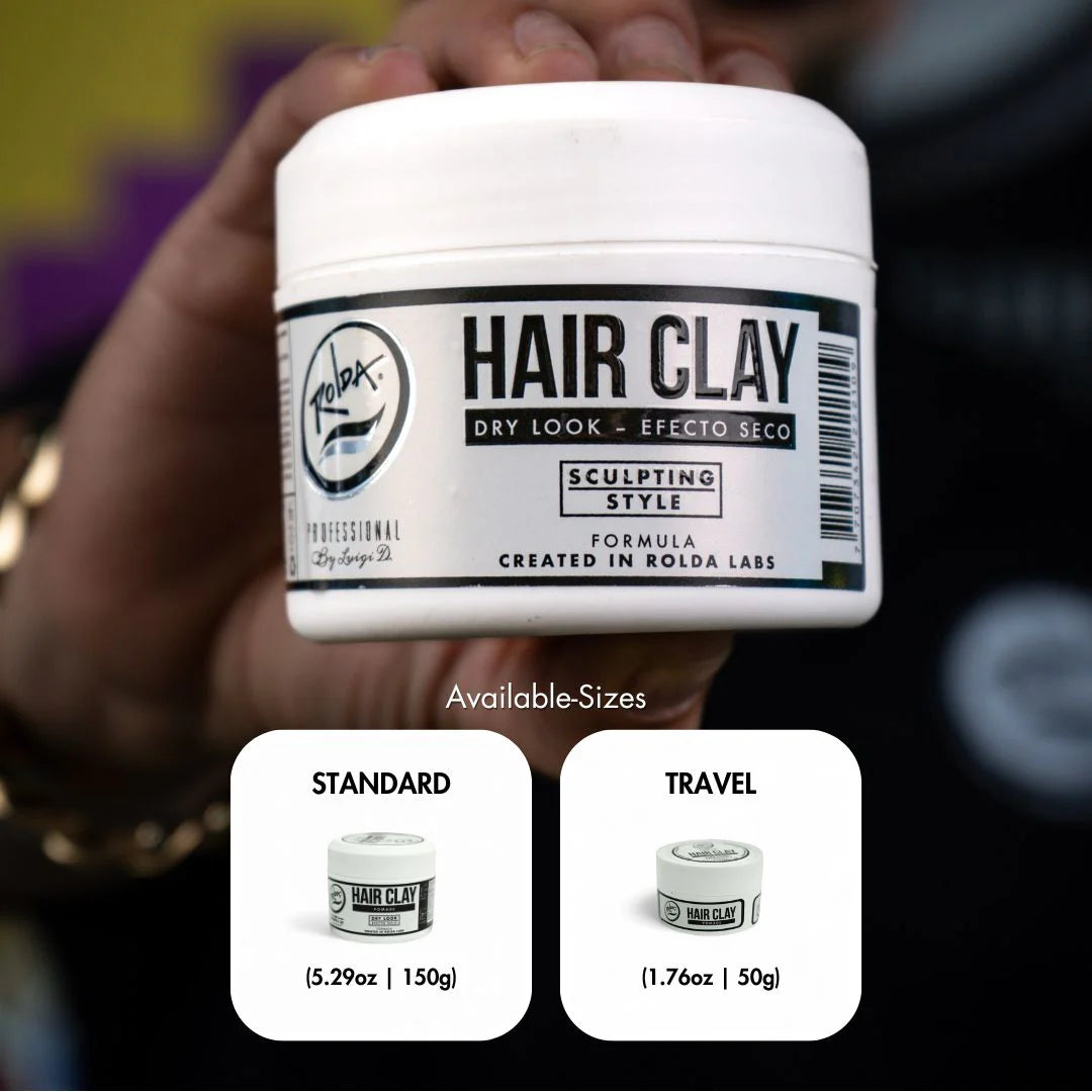 Rolda Matte Hair Clay – Medium Hold, Texture & Thickness Styling Clay