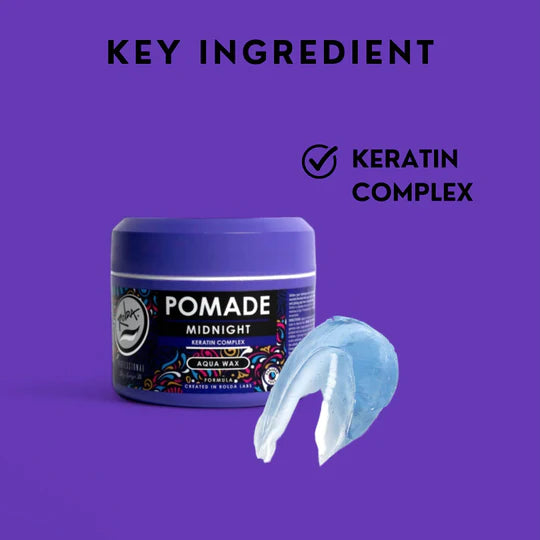 Rolda Midnight Hair Pomade Medium Hold Water-Based Styling Pomade
