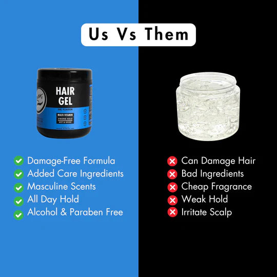 Rolda Multi-Vitamin Men's Hair Styling Gel Medium Hold High Shine Wet Look