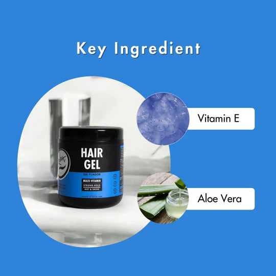 Rolda Multi-Vitamin Men's Hair Styling Gel Medium Hold High Shine Wet Look