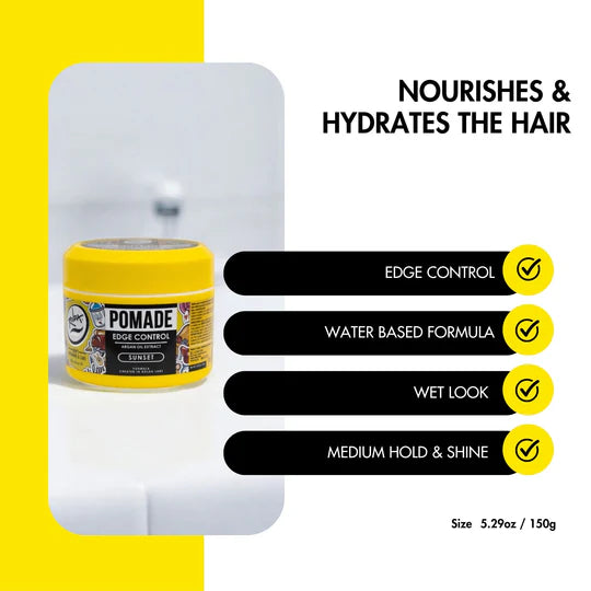 Rolda Sunset Hair Pomade Medium Hold Water-Based Styling Pomade