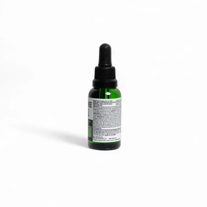 Rolda Tea Tree Beard Oil 1.05 oz for Sensitive Skin and Daily Beard Care
