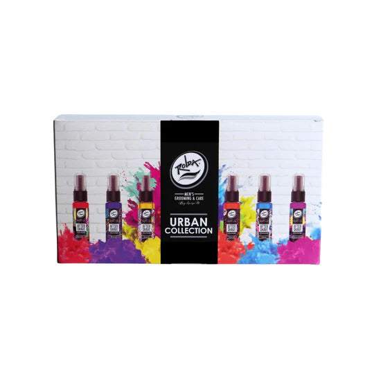 Rolda Urban Collection Aftershaves Trial Kit 6 travel-size colognes