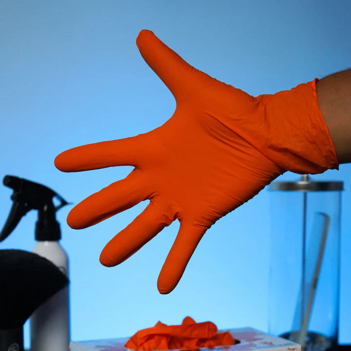 Rolda nitrile gloves disposable barber gloves touchscreen 100 count