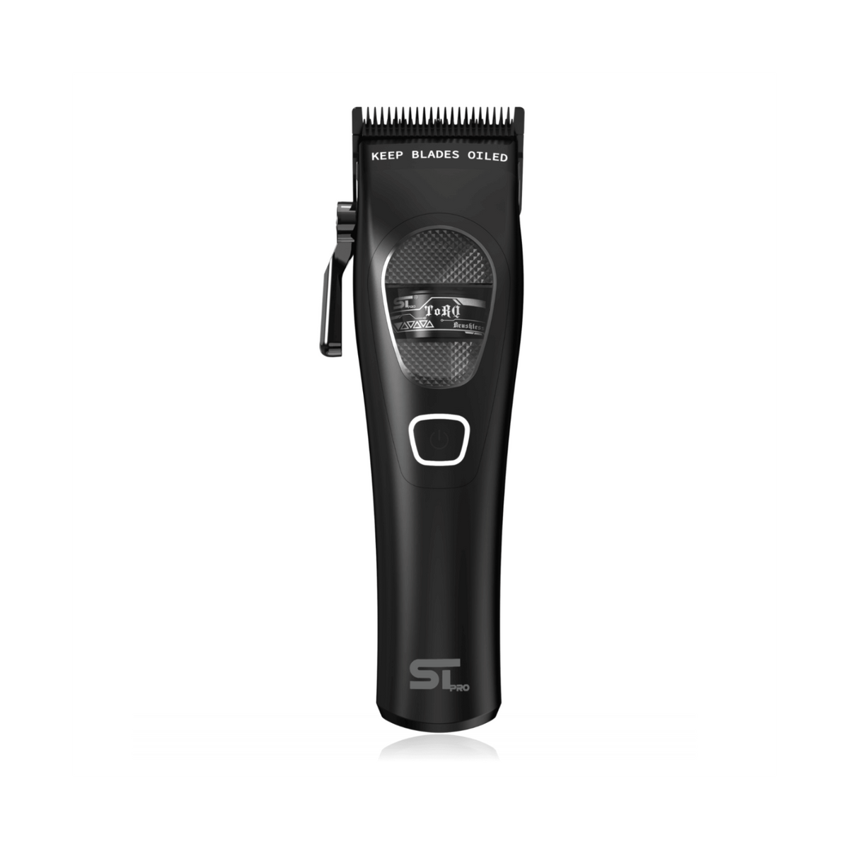 Supreme Trimmer TORQ Clipper in black front view