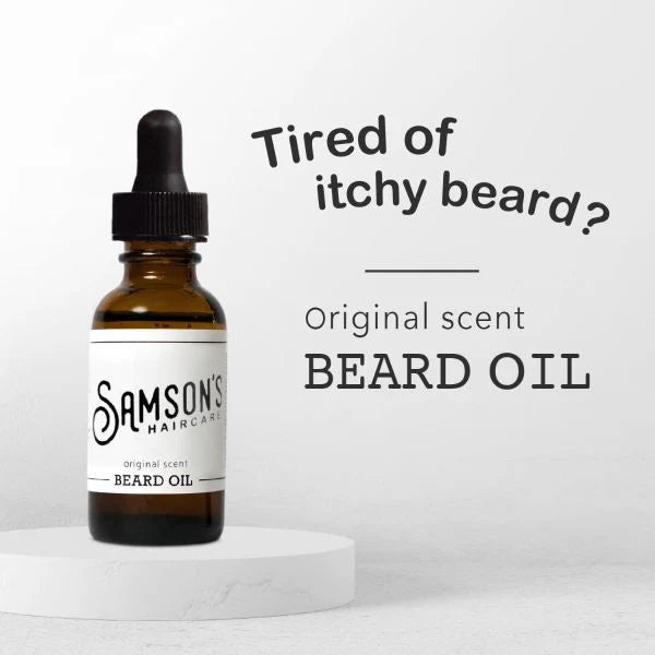 Samson's beard oil 1 oz moisturizing beard care oil