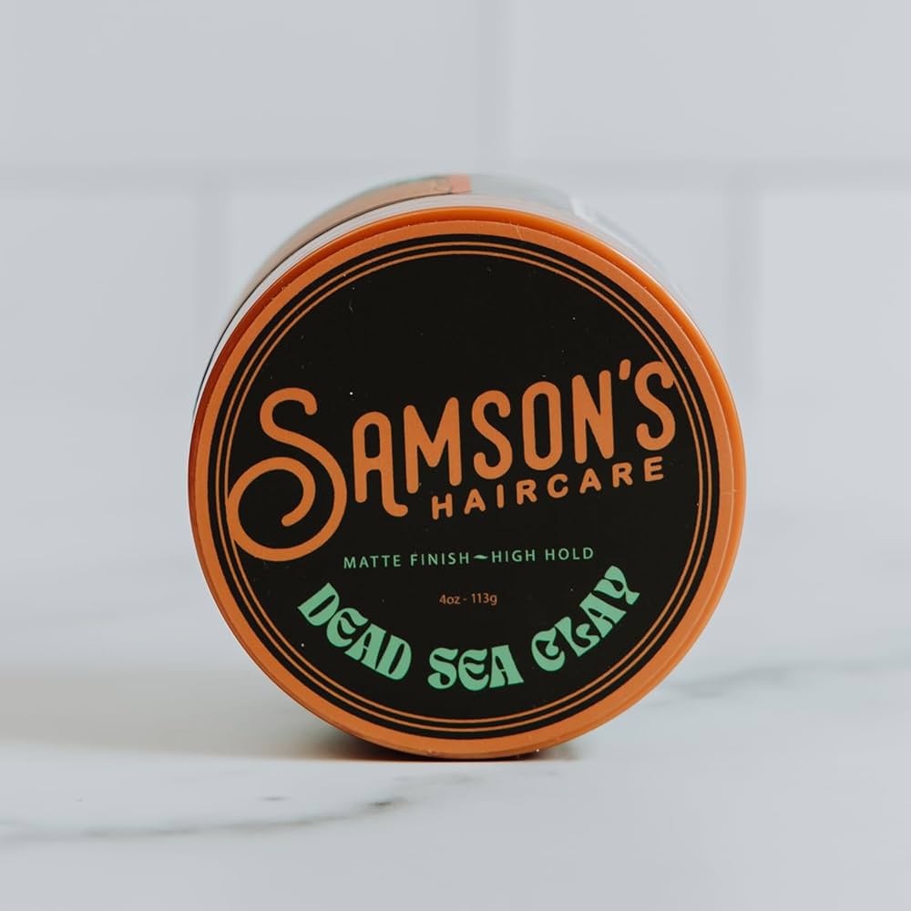 Samson's Dead Sea Clay ultra-matte styling clay 4 oz