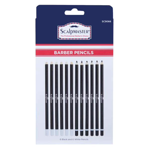 Scalpmaster Barber Pencils 12-Pack #SC9073 – Line Up & Design Marking