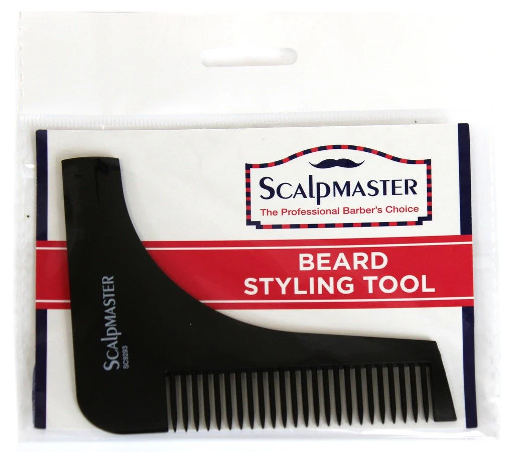 Scalpmaster Beard Styling Tool – Professional Beard Shaping & Grooming Comb #SC9293