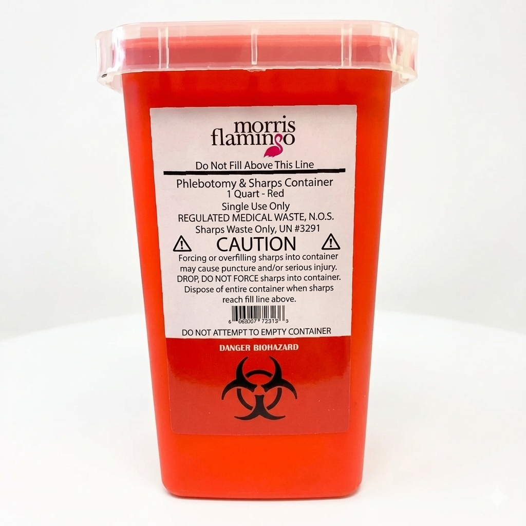 OSHA compliant sharps container razor blade disposal