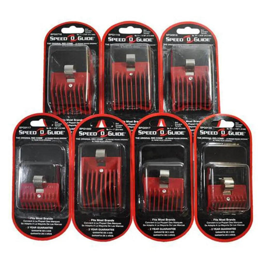 Speed-O-Guide Universal Red Clipper Attachment Comb Available in 8 Sizes