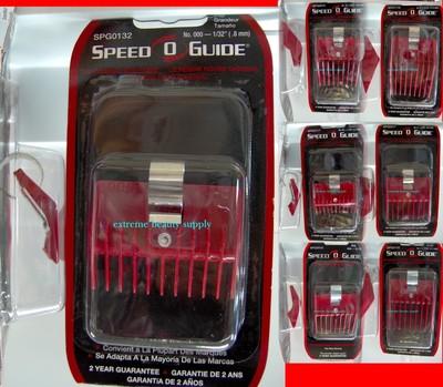 Speed-O-Guide Universal Red Clipper Attachment Comb Available in 8 Sizes